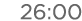 26:00 