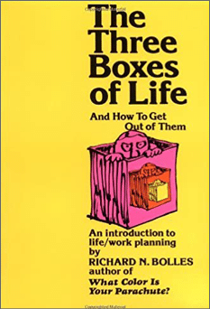 Capa do livro  Three Boxes of Life , de Richard N Bolles  