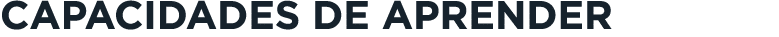 Capacidades de aprender