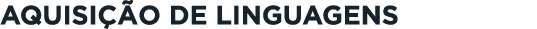 aquisição de linguagens