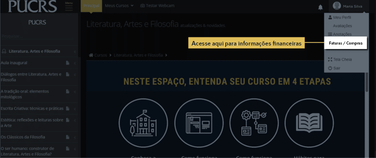Faturas / Compras,Acesse aqui para informa es financeira